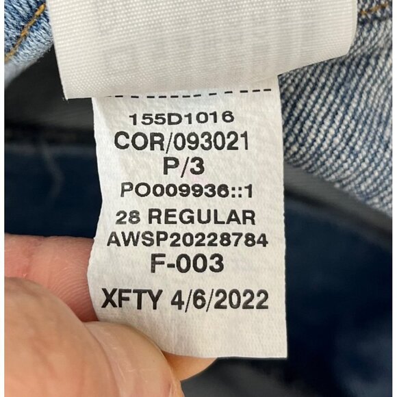 Abercrombie 90s Straight Ultra high jeans sz 28 - Picture 8 of 9